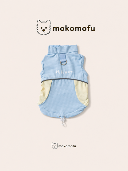 犬服 猫服 接触冷感 バイカラー タンクトップ