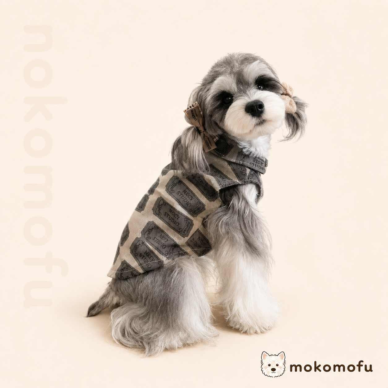 犬服 デニム ベスト シャツ ノースリーブ 重ね着