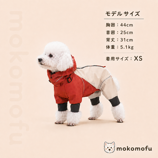 犬用 アウトドア風 マウンテンパーカー 防風 防水
