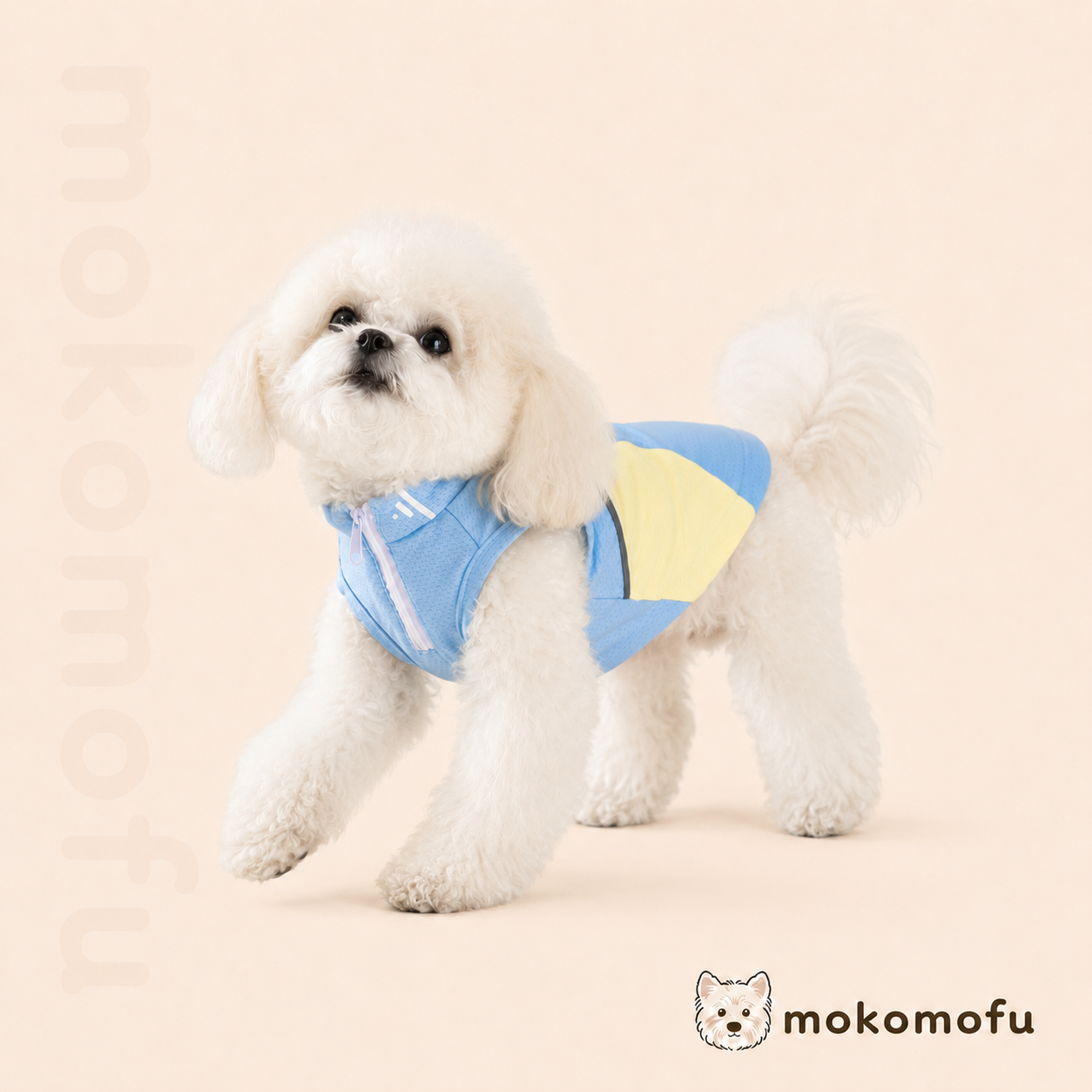 犬服 猫服 接触冷感 バイカラー タンクトップ
