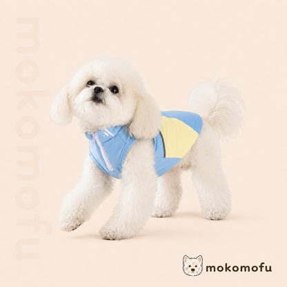 犬服 猫服 接触冷感 バイカラー タンクトップ