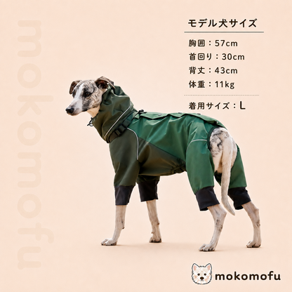 犬用 アウトドア風 マウンテンパーカー 防風 防水
