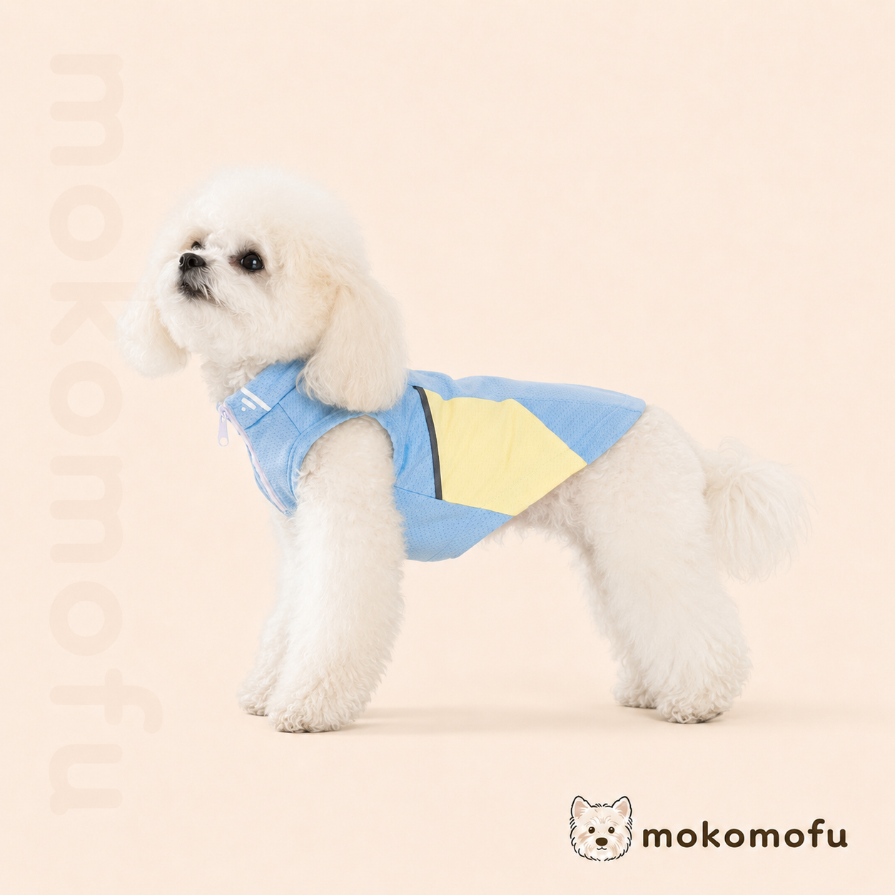 犬服 猫服 接触冷感 バイカラー タンクトップ