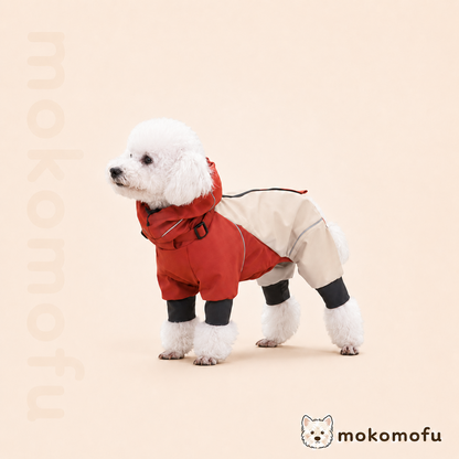 犬用 アウトドア風 マウンテンパーカー 防風 防水