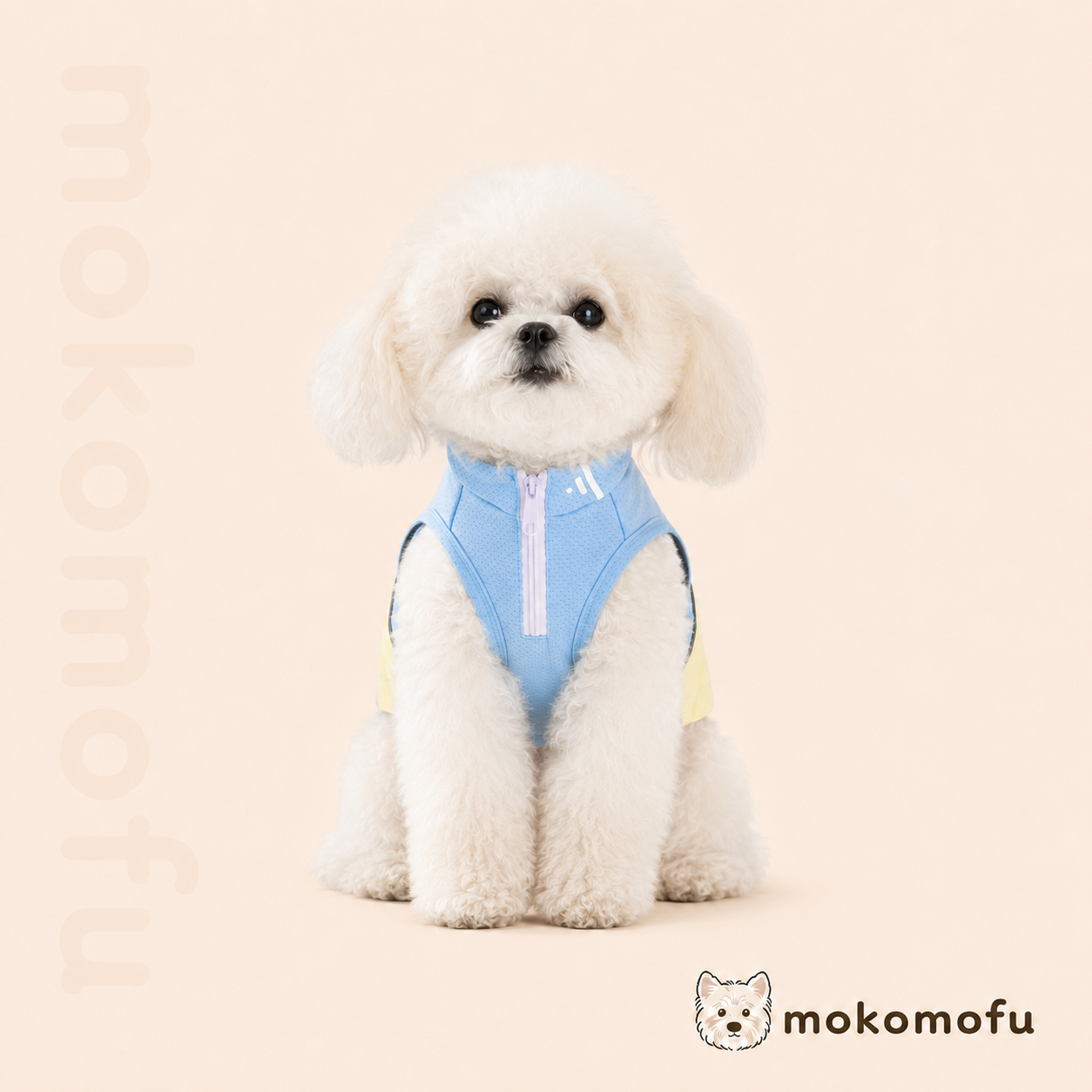 犬服 猫服 接触冷感 バイカラー タンクトップ