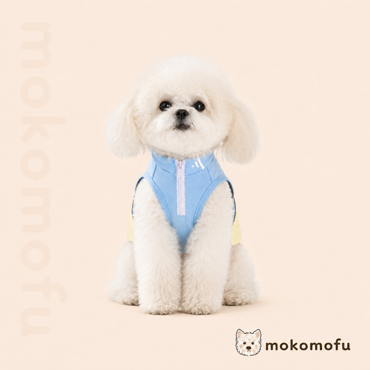 犬服 猫服 接触冷感 バイカラー タンクトップ