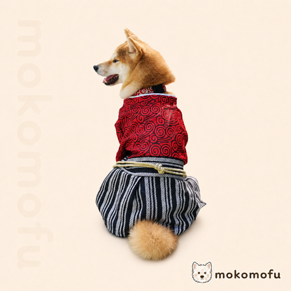 Dog/Cat Samurai Kimono Hakama