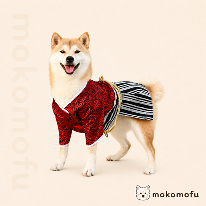 Dog/Cat Samurai Kimono Hakama